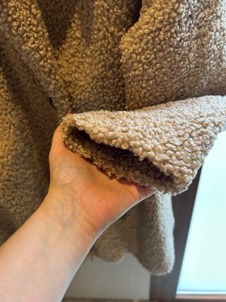 Abrigo peluche Tintoretto talla M.