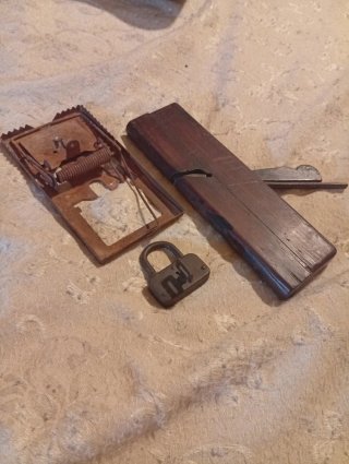 Set di 3 attrezzi da lavoro antichi