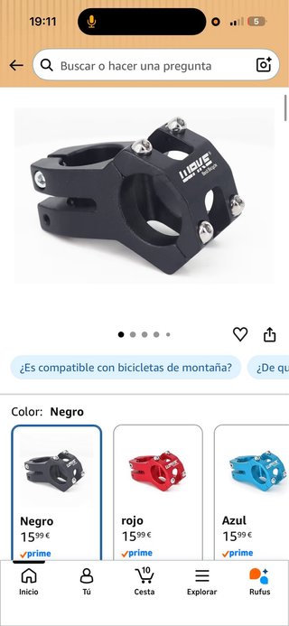 Kit WAKE: Manillar 720mm y Potencia negros