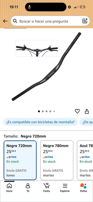 Kit WAKE: Manillar 720mm y Potencia negros