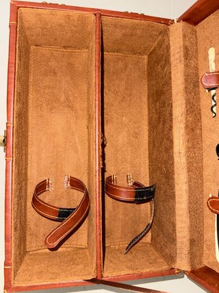 Maletín para 2 botellas de vino