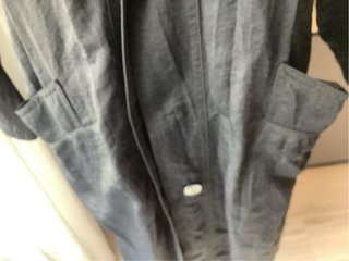 Gabardina vintage negra