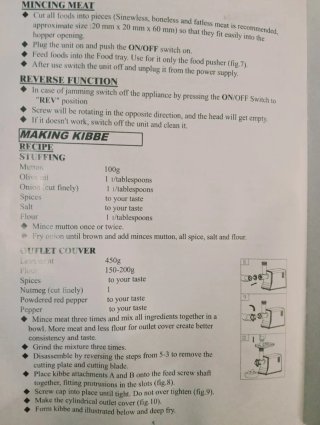 Picadora de carne eléctrica