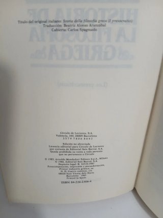 Historia de la filosofía Griega- Luciano Crescenzo
