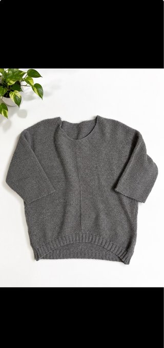 Jersey de punto gris