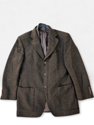 Giacca Boggi Milano Lana Shetland Marrone L