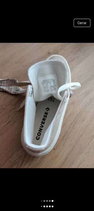 Zapatillas Converse Beige