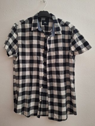 Camisa unisex cuadros C&A M