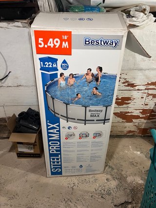 Piscina Bestway Steel Pro MAX 5.49m x 1.22m