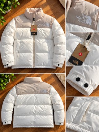 The North Face Nuptse S Blanco/Beige sin estrenar