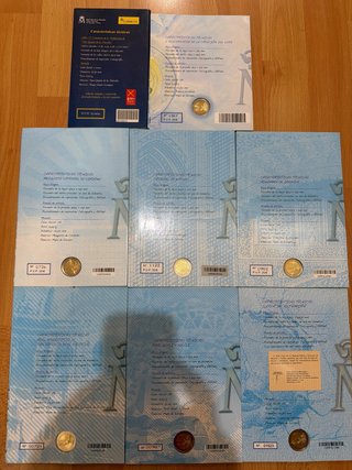 Colección 8 carteras Conmemorativos 2€ Correos
