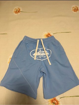 Pantalón Corto Corteiz Talla M Azul