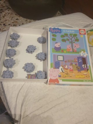 2 Puzzles Peppa Pig Educa