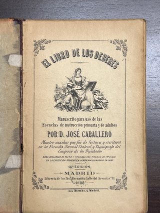 Libro de los deberes, 1908