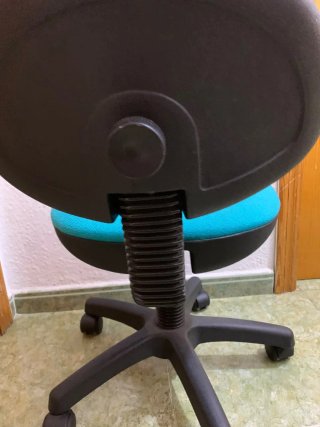 Silla de estudio turquesa
