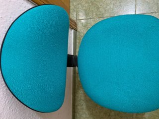 Silla de estudio turquesa