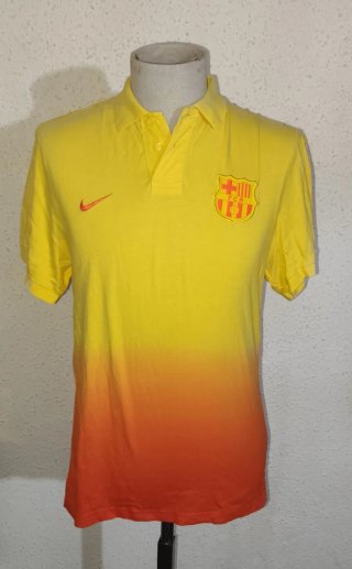 Polo FC Barcelona Nike Amarillo y Naranja