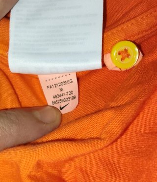 Polo FC Barcelona Nike Amarillo y Naranja