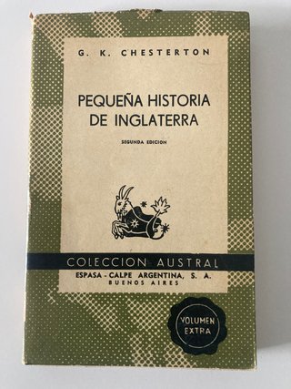 LIBRO PEQUEÑA HISTORIA INGLATERRA G.K. CHESTERTON
