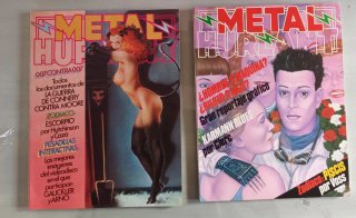 2 números de Metal Hurlant. Comics