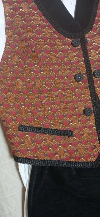 Traje Baturro Talla 12-14: Camisa, Chaleco, Pantal
