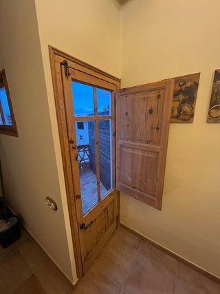 Puerta Balconera Antigua de Madera Rústica origina