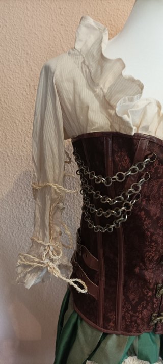 66-HALLOWEEN-Vestido Estilo Steam-punk