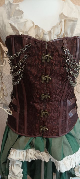 66-HALLOWEEN-Vestido Estilo Steam-punk