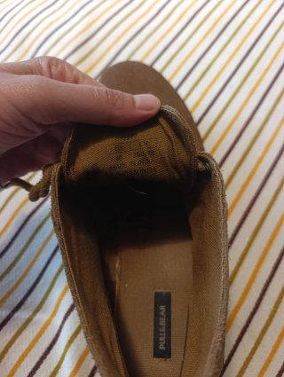 Botas marrones de ante talla 40