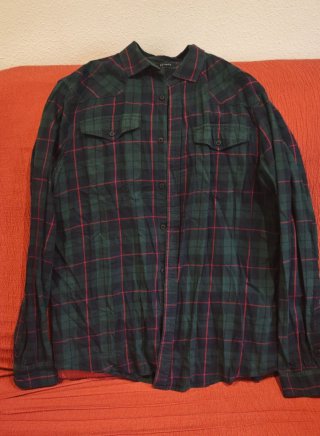Camisa de cuadros Lefties Talla L
