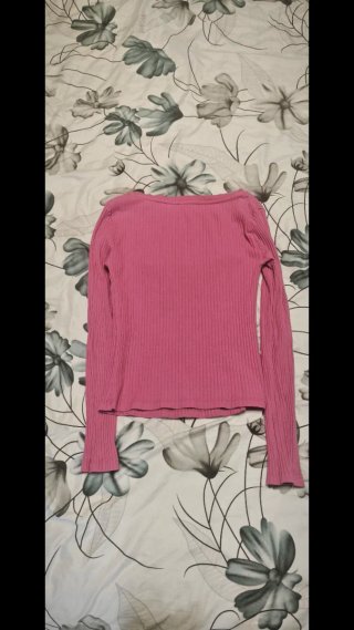 Camiseta Manga Larga Escote Cuadrado