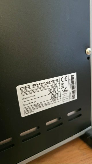 Horno de Sobremesa Orbegozo Negro 32l