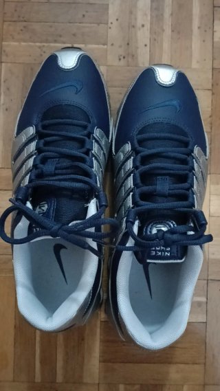 Zapatillas Nike Shox NZ Azul y Plata Talla 42.5