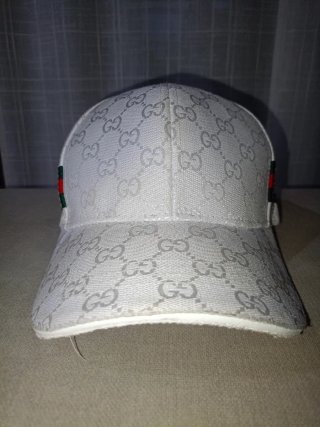 Gorra Gucci Blanca GG