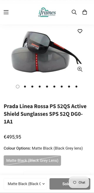 Gafas de sol Prada línea rossa