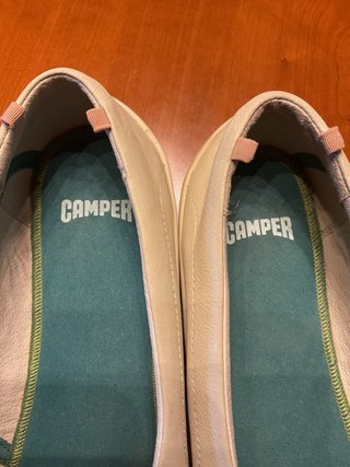 Manoletinas Camper T40 Blanco Roto