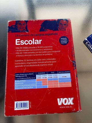 Diccionario escolar de la lengua española