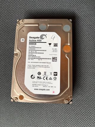 Disco Duro Interno Seagate HDD 8TB (Para Reparar)