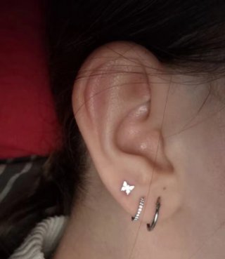 Pendiente de Aro con Brillantes