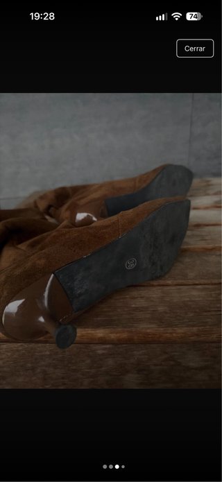 Botines de Ante Marrones Shein Talla 38