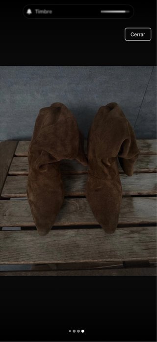 Botines de Ante Marrones Shein Talla 38