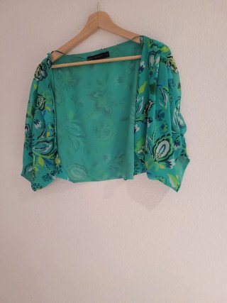 Vestido de fiesta largo estampado