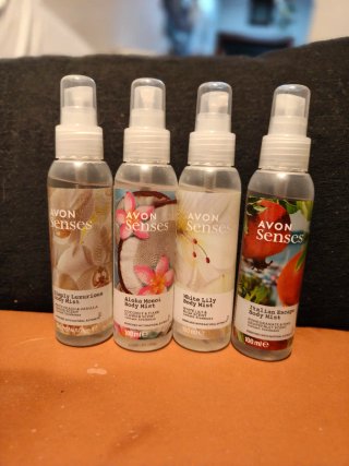 Lote 4 Spray Corporales Avon Senses