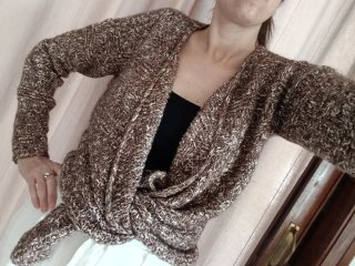 Chaqueta de punto grueso