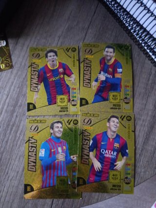 Lote 4 Cartas Messi Dynasty Panini