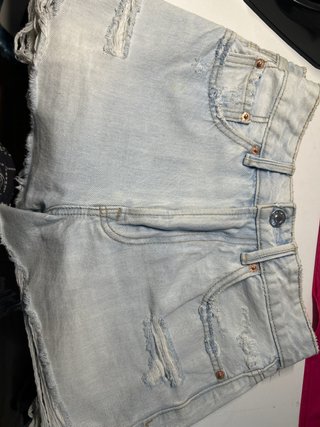Shorts Vaqueros Stradivarius