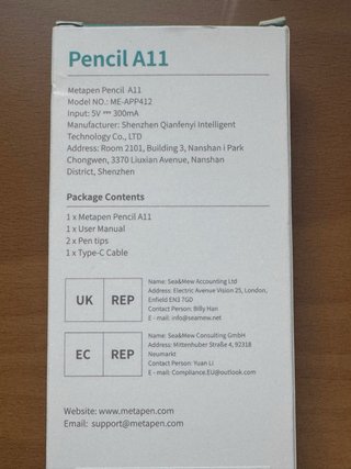 Lápiz Táctil Metapen Pencil A11 para iPad