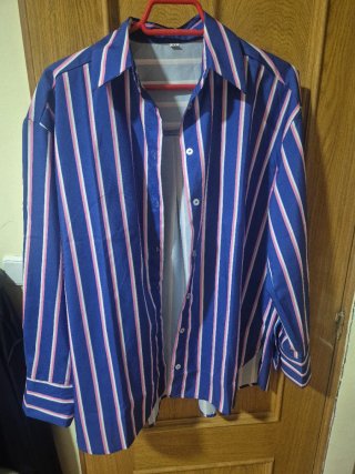 Conjunto de Camisa y Pantalón a Rayas