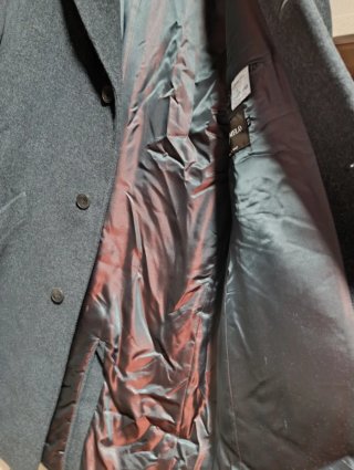 Abrigo Clásico de Lana CARAMELO Hombre Nuevo T.52