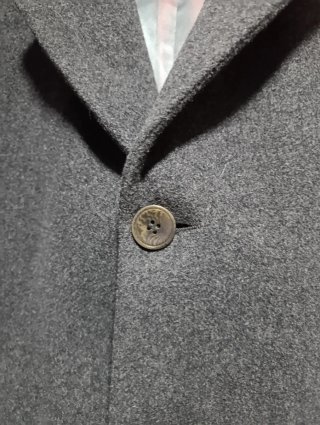 Abrigo Clásico de Lana CARAMELO Hombre Nuevo T.52
